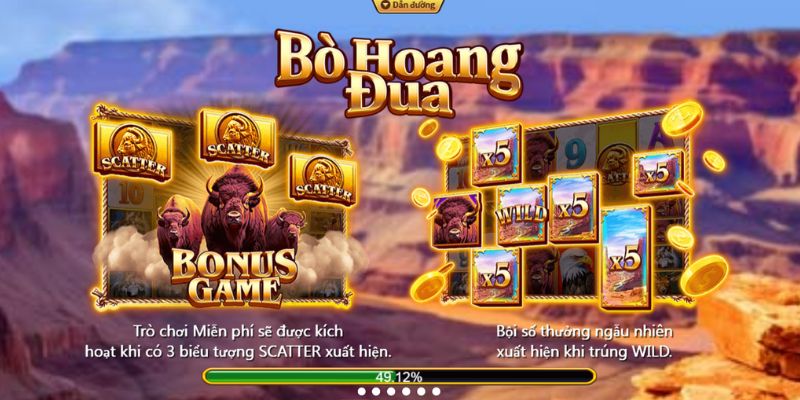 Bò hoang đua J88 - Sảnh quay slot được mong chờ nhất