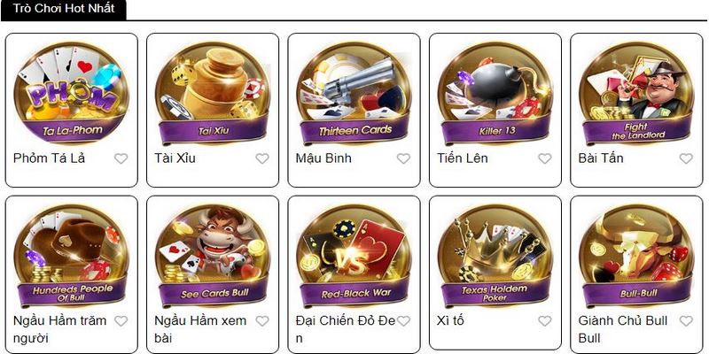 Đầu tư game bài quen thuộc cùng sảnh cược V8